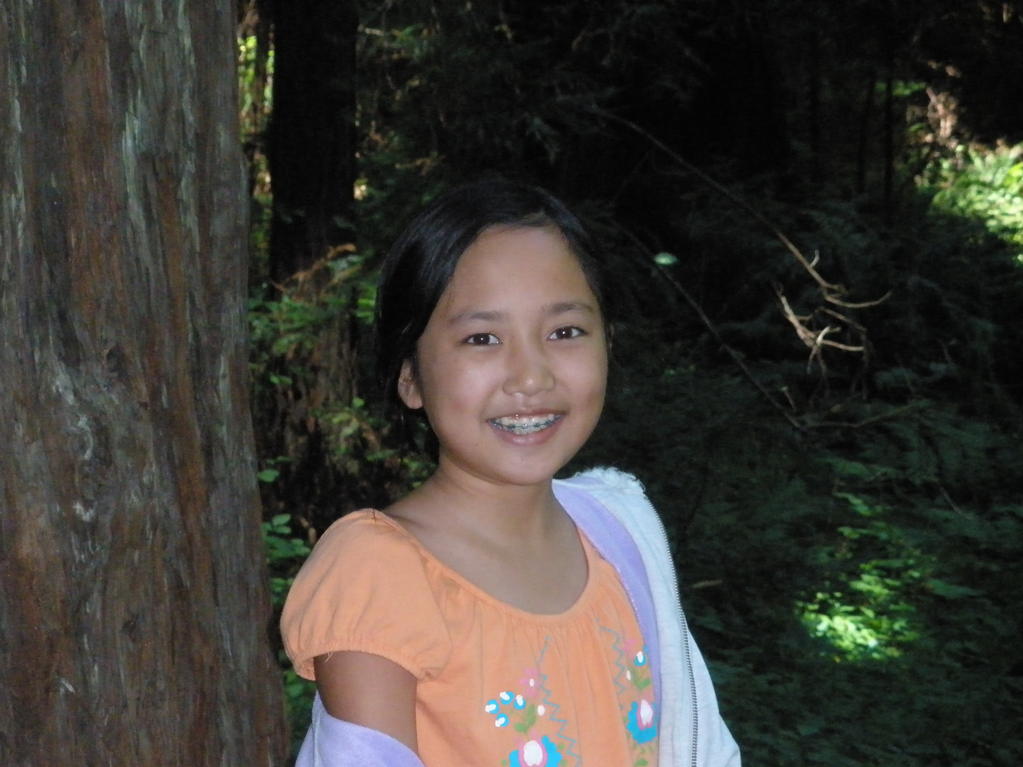 Summer, 2012, with Kara, Andrew and Madeline - Avenue of the Giants - 26